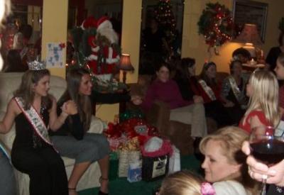 Getting the party started with a sing-along